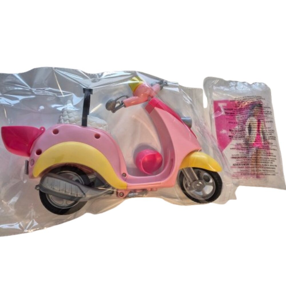 Barbie Vespa Scooter Moped & Vintage 2001 McDonalds Happy Meal Barbie #7 Doctor